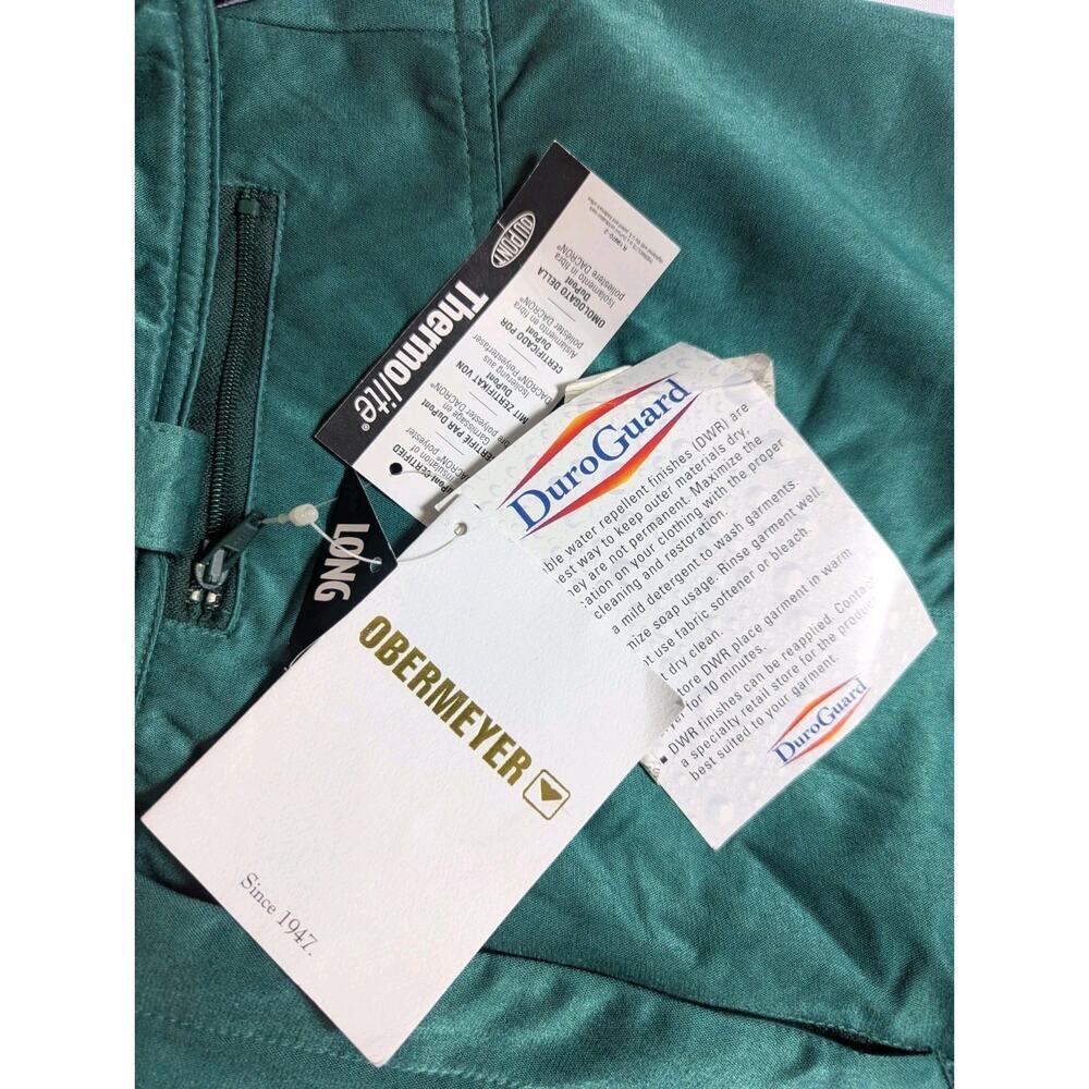Obermeyer Stiletto T Thermolite Insulated Ski Pants Retro Green Size 10 Tall - Picture 6 of 14